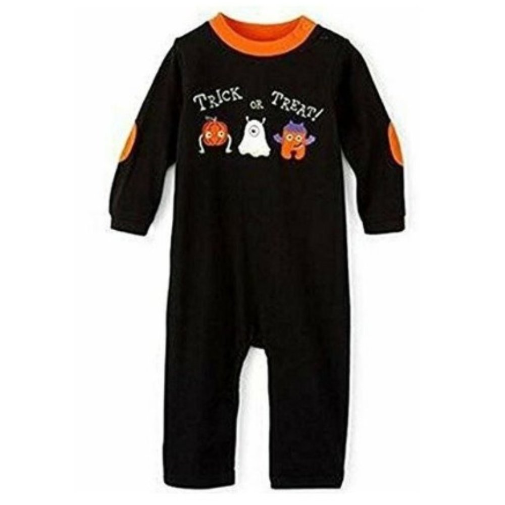 Trick or Treat Little Boys Halloween Outfit Romper